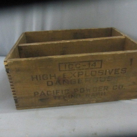 lot 189 image: TNT Wood Box