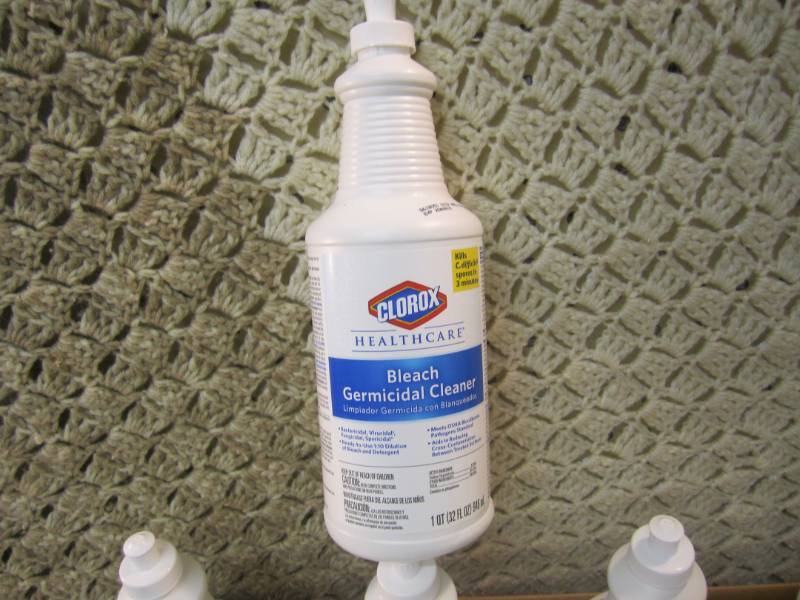 lot 24 image: 11 Bottles of Clorox Bleach Germici...