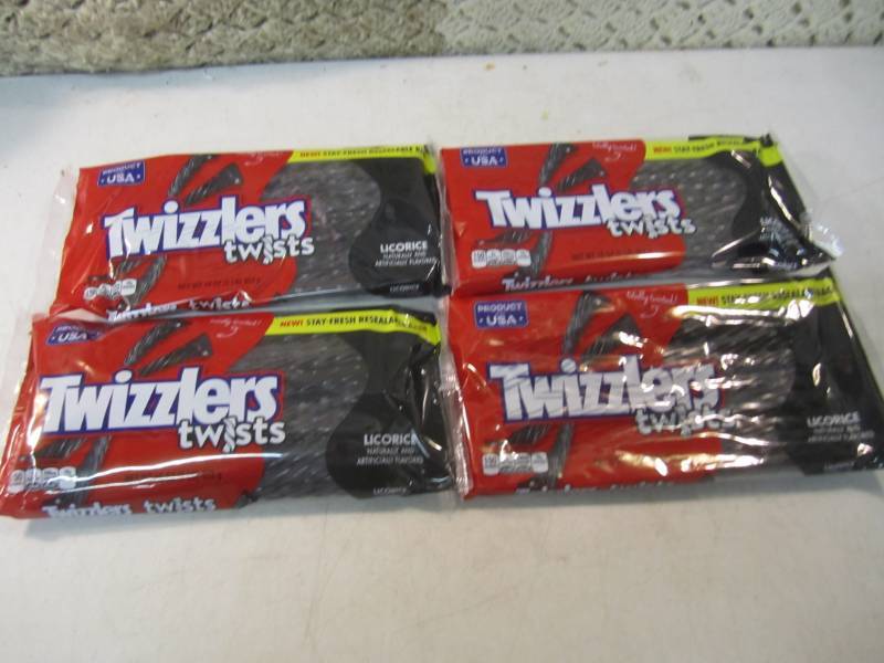 lot 41 image: 4 - 1 Pound Bags of Twizzlers Twist...