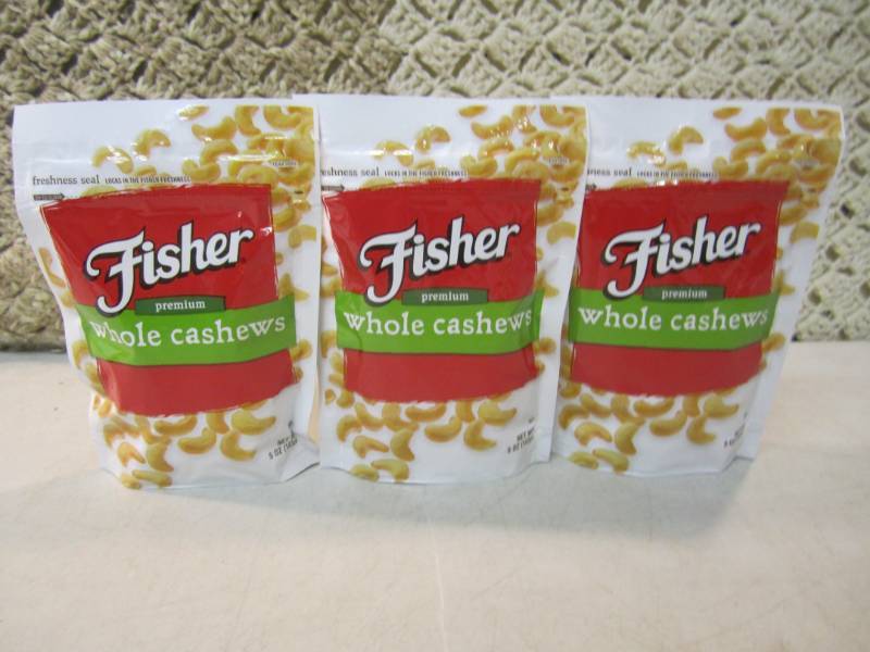 lot 45 image: 3 Bags of Fisher Premium Whole Cash...
