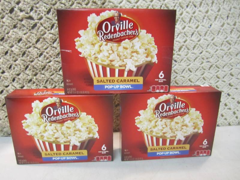 lot 59 image: 3 Boxes of Orville Redenbachers Sal...