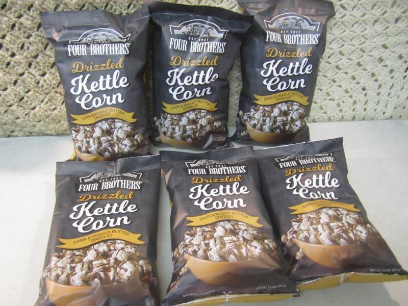 lot 64 image: 6 Bags of Four Brothers Drizzled Ke...
