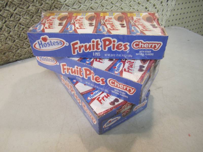 lot 86 image: 3 Packs with 8 Hostess Cherry Fruit...