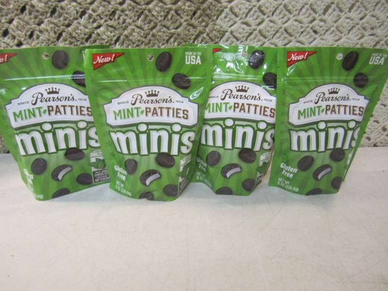 lot 97 image: 4 Bags of Pearsons Mint Patties Min...