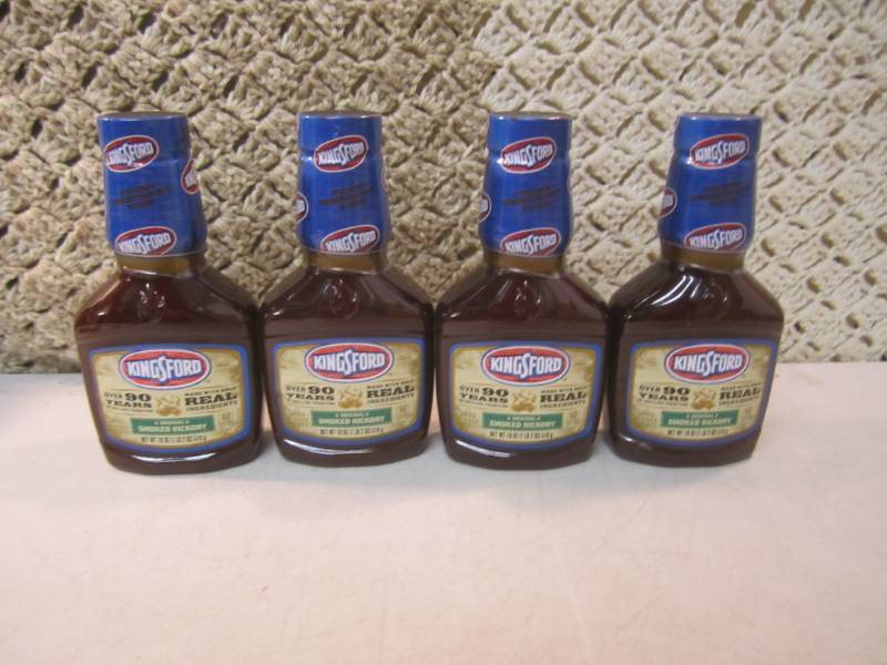 lot 101 image: 4 Bottles of Kingsford BBQ Sauce Or...