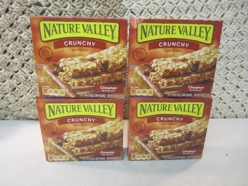 lot 112 image: 4 Boxes of Nature Valley Crunchy Ci...