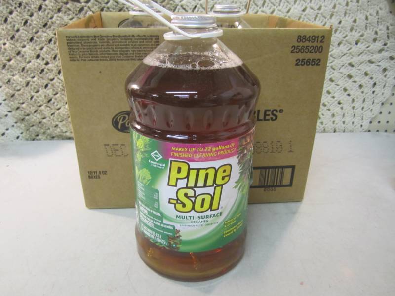 lot 127 image: 3 Large Bottles of Pine-Sol Multi-S...