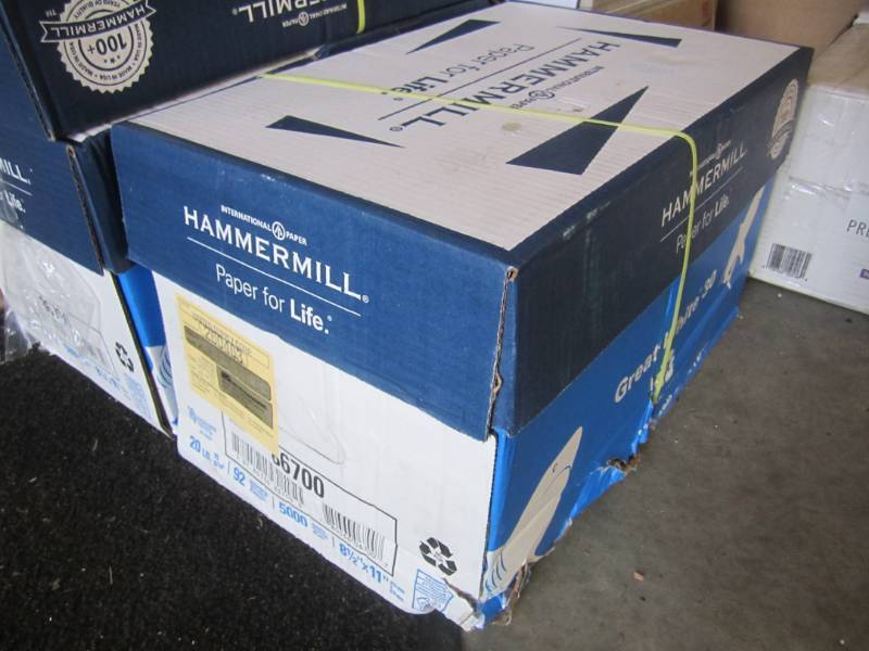 lot 139 image: Case of 5000 Sheets of 8.5 x 11 P...