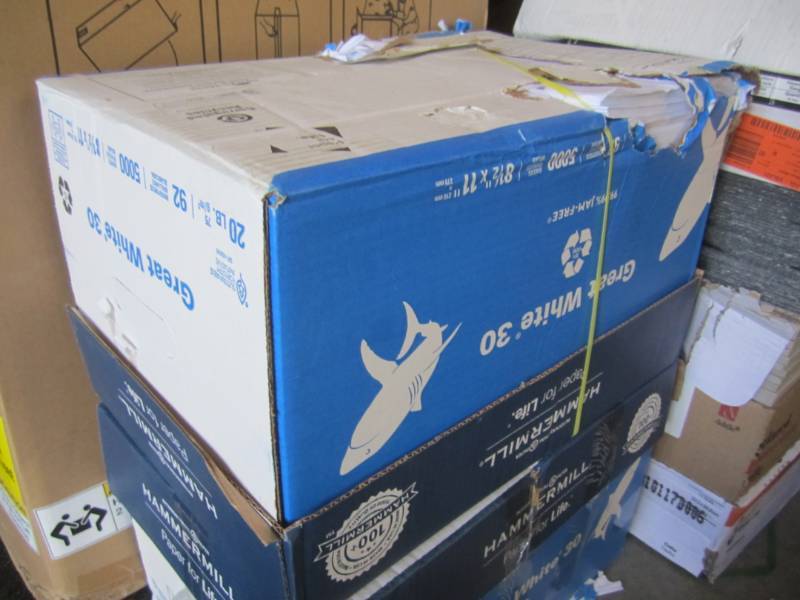 lot 141 image: Case of 5000 Sheets of 8.5 x 11 P...