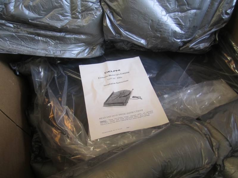 lot 158 image: Delphi Enclosure Blower Cooling Fan...