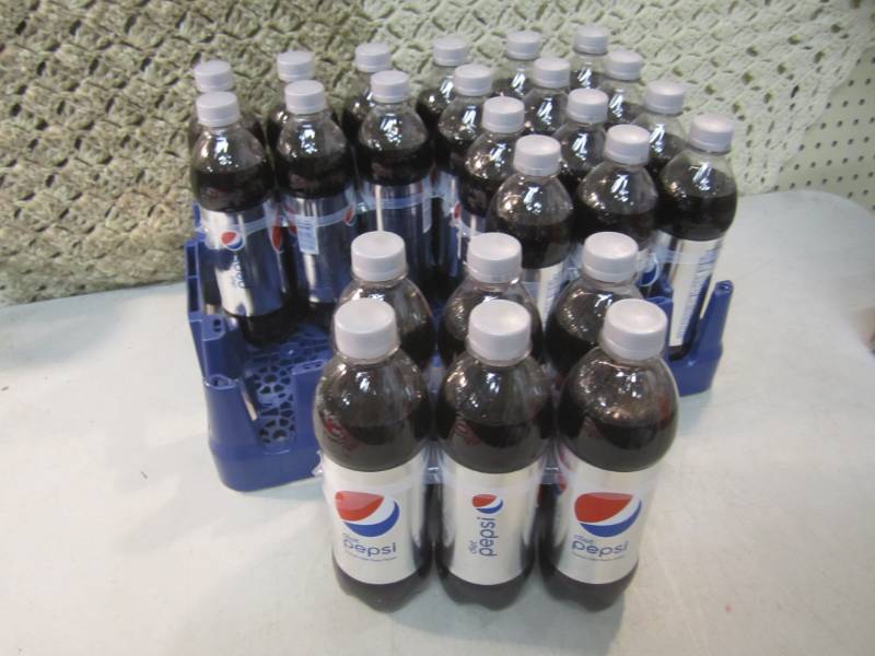 lot 174 image: Case of 24 Bottles of Diet Pepsi 16...