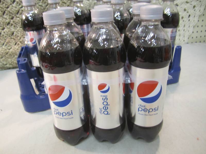 lot 175 image: Case of 24 Bottles of Diet Pepsi 16...
