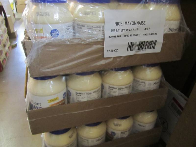 lot 180 image: 3 Cases of 12 Jars of Mayo Best by ...