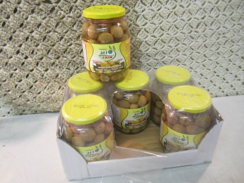 lot 184 image: Case of 6 Jars of Natural Whole Gre...