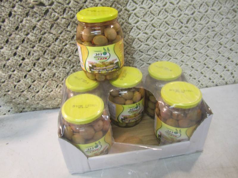 lot 188 image: Case of 6 Jars of Natural Whole Gre...