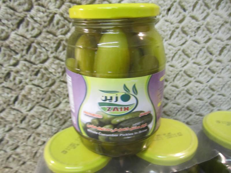 lot 208 image: Case of 6 Jars of Whole Cucumber Pi...