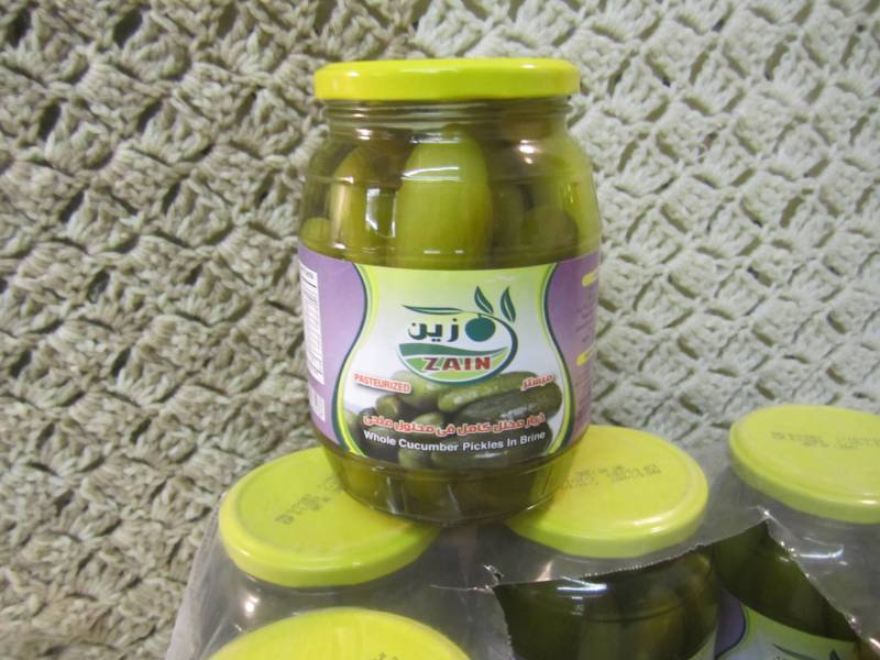 lot 212 image: Case of 6 Jars of Whole Cucumber Pi...