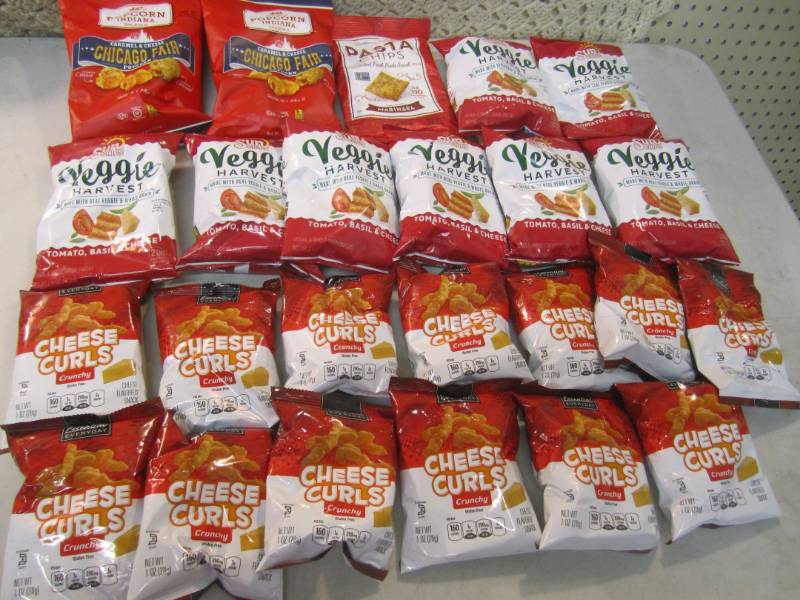 lot 255 image: Mixed Lot of Chips, Cheese Curls an...