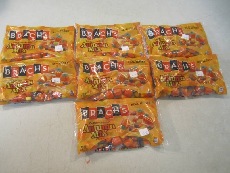lot 262 image: 7 Bags of Brachs Mellowcreme Autumn...