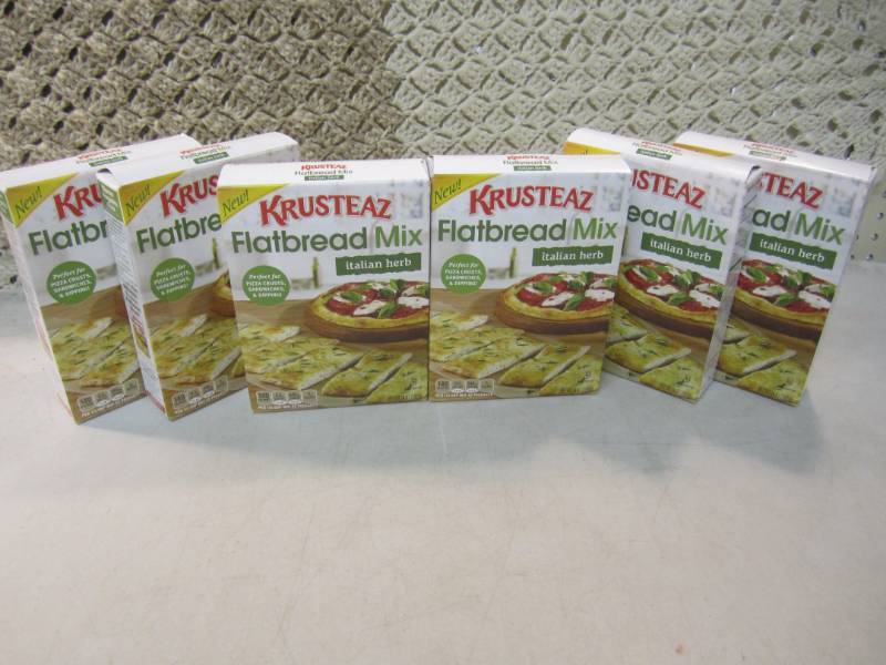 lot 269 image: 6 Boxes of Italian Herb Flatbread M...