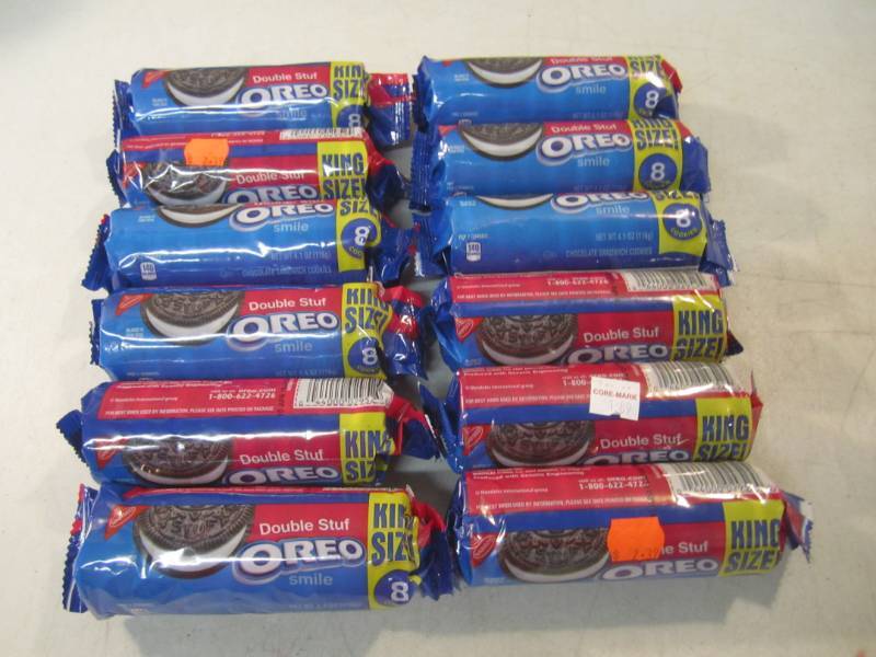 lot 273 image: 12 King Size Packs of Oreo Double S...
