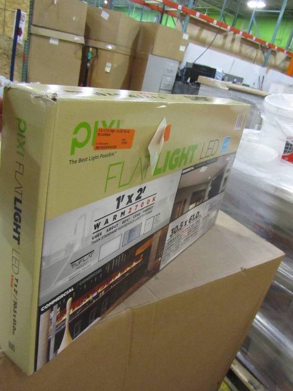 lot 67 image: PIXI 1 FT X 2 FT EDGE-LIT LED FLAT LIGHT LUMINARIE