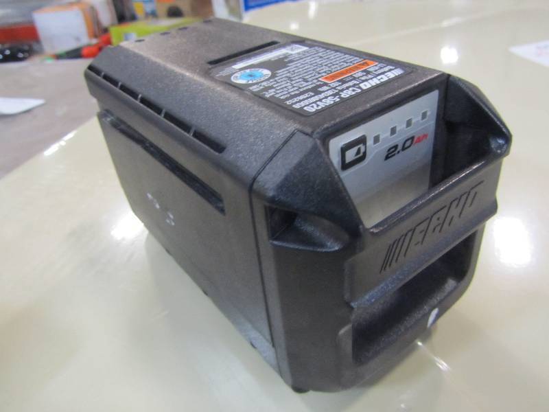 lot 79 image: ECHO 58-VOLT 2 Ah LITHIUM-ION BATTERY