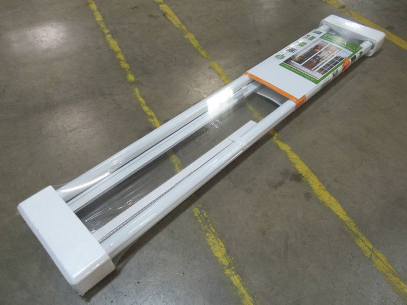 lot 142 image: ODL 36 in. x 80 in. Brisa White Standard Retractable Screen Door