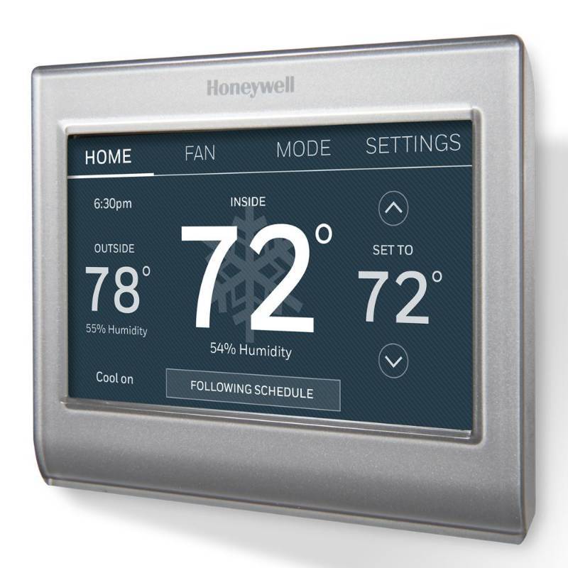 lot 33 image: Honeywell Smart Wi-Fi 7 Day Programmable Color Touch Thermostat, works with Amazon Alexa, SmartThings, Google Home, IFTTT