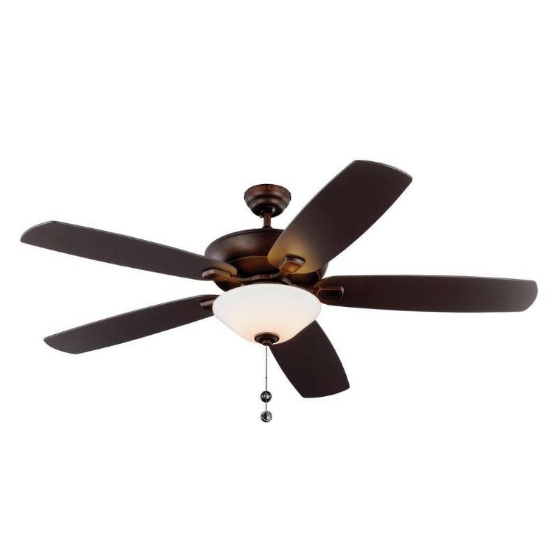 lot 47 image: Monte Carlo Colony Super Max Plus 60 in. Indoor Roman Bronze Ceiling Fan