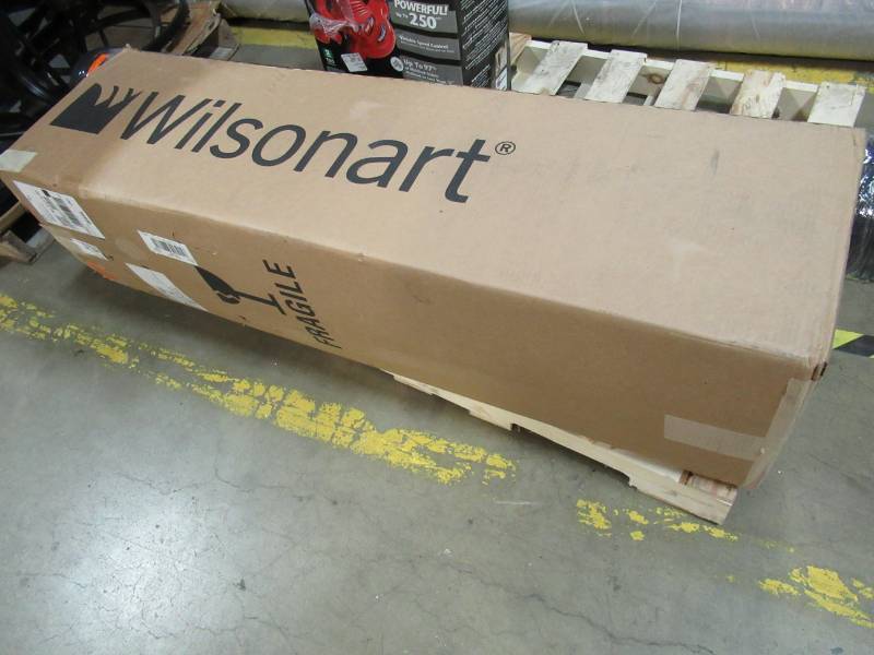 lot 122 image: Wilsonart 4 ft. x 8 ft. Laminate Sheet in Heirloom Silver with Virtual Design Matte Finish
