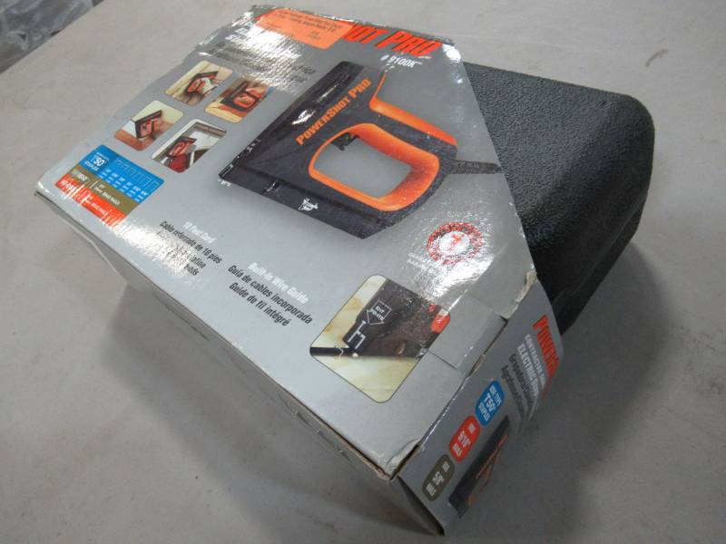 lot 81 image: Arrow Fastener PowerShot Pro Electric Strip-Loading StaplerNailer