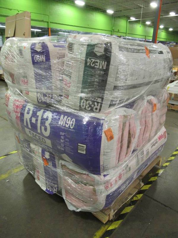 lot 84 image: Owens Corning R-30 Insulation Kraft Faced Batts 16 in. x 48 in. (9-Bags)