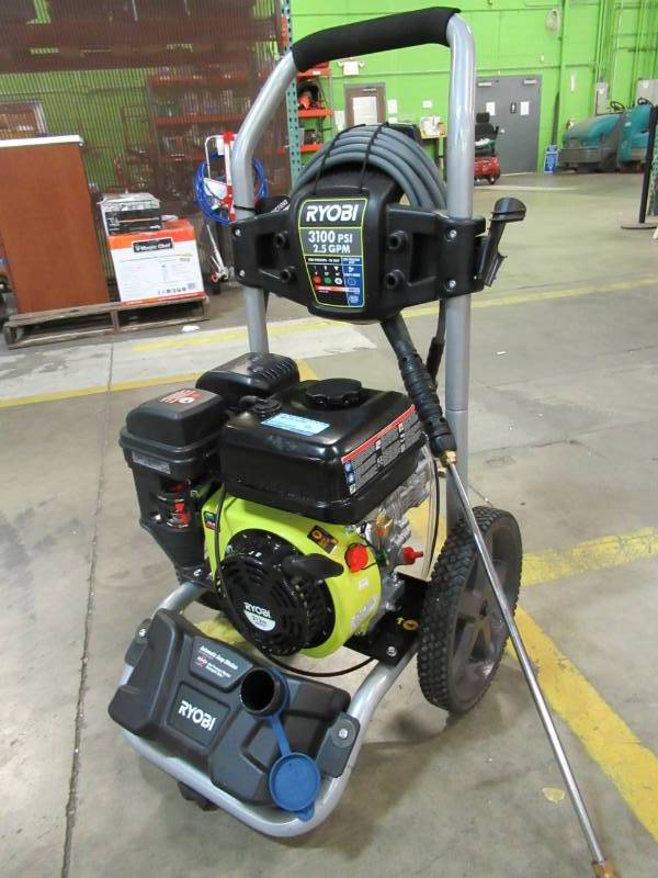 lot 92 image: Ryobi 3,100-PSI 2.5-GPM 212cc Gas Pressure Washer with Idle Down