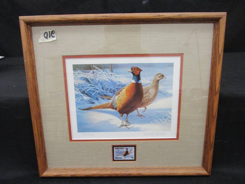 lot 25 image: Daniel Smith Pheasant 43055460 17 x 15 Numbered and Signed Prints