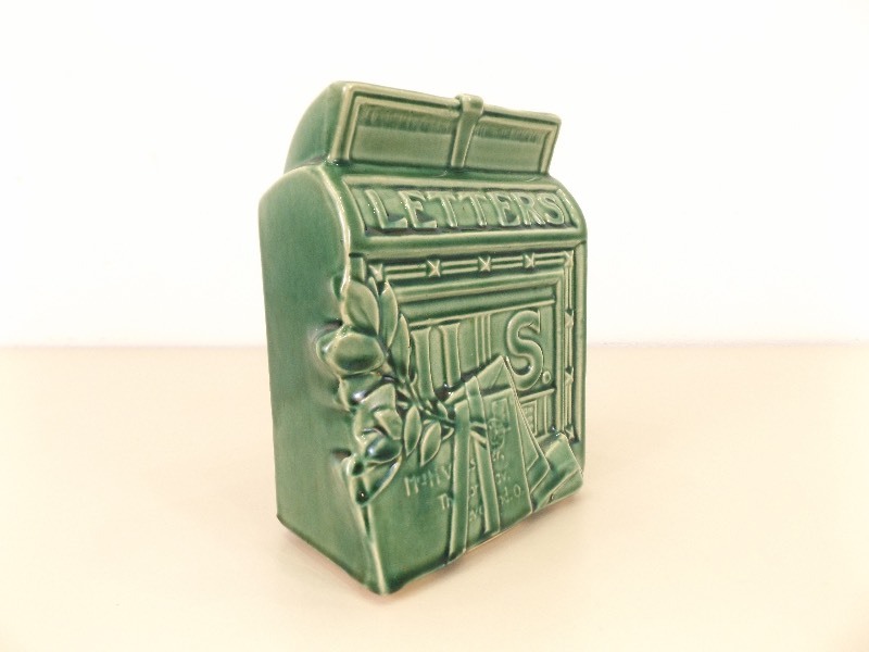 lot 22 image: Vintage McCoy Letters Vase
