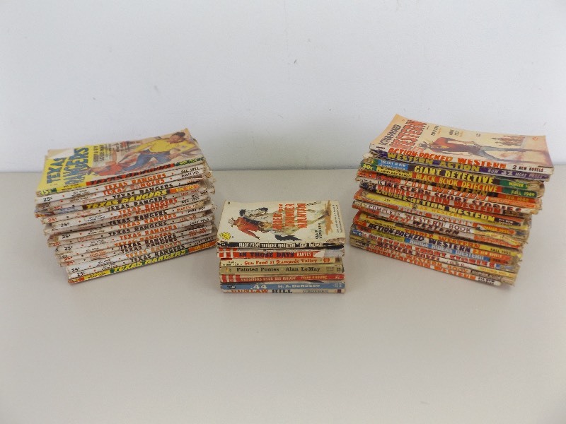 lot 53 image: Lot of 1950s Western Magazines and Books