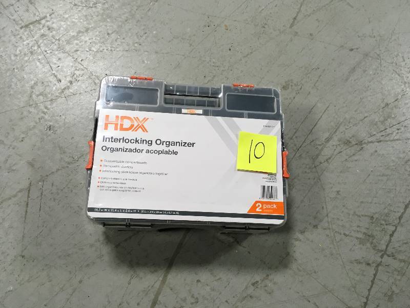 lot 10 image: LOt of 2 KDX Interlocking Organizers  New