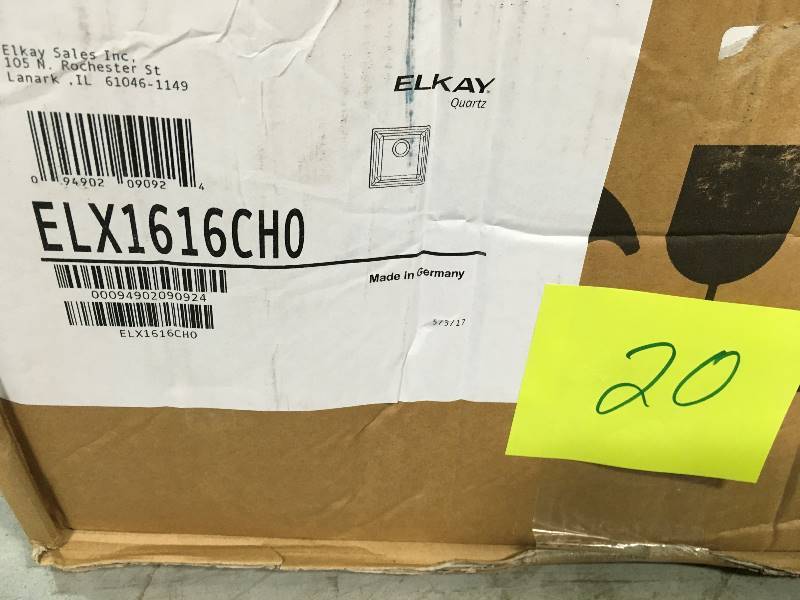 lot 20 image: LaSalle Bristol Stainless Steel 17 Sink Not used