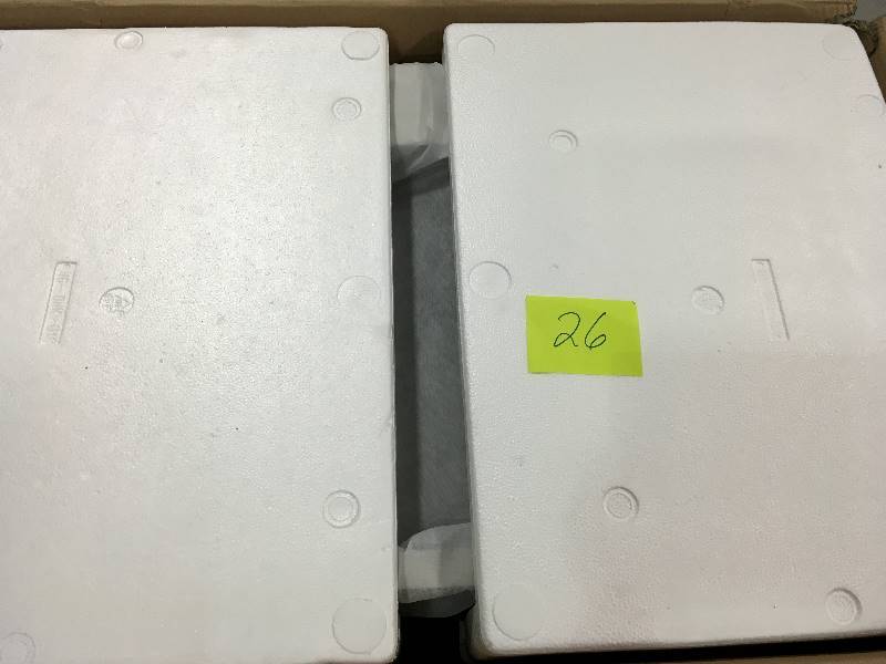 lot 26 image: 36 Inch Top-Mount  Drop-In Stainless Steel 6040 Double Bowl Stainless Steel Kitchen Sink 15mm Radius Design Premium Combo Package not used