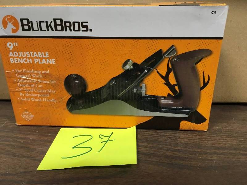 lot 37 image: Buck Bross 9 adjustable Bench Plane