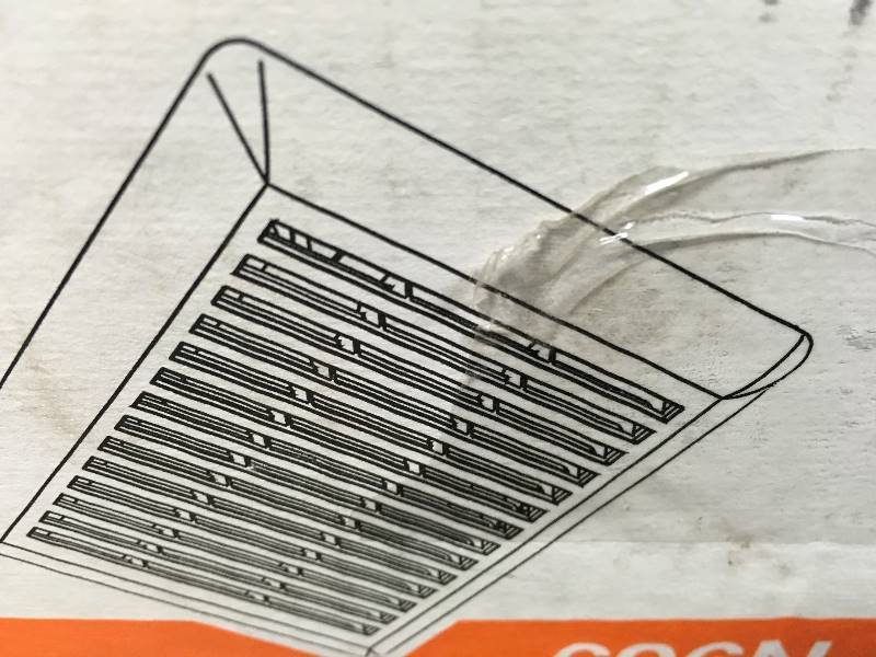 lot 67 image: NuTone 50 CFM WallCeiling Mount Exhaust Bath Fan open box