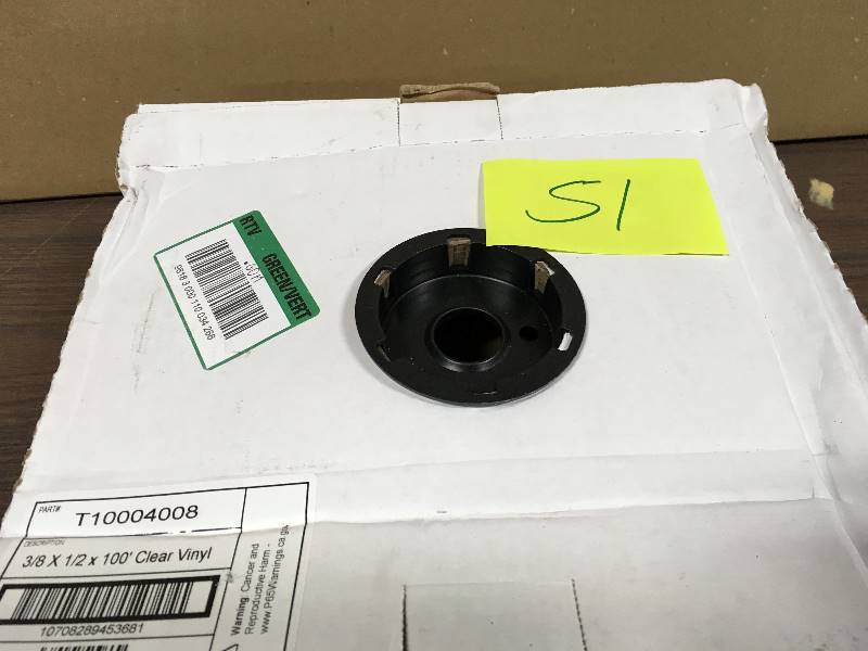 lot 51 image: UDP 38 in. I.D. x 12 in. O.D. x 100 ft. Clear Vinyl Tubing with Dispenser Box new