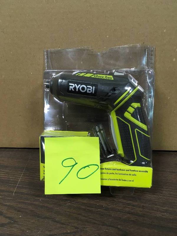lot 90 image: Ryobi HP44L QuickTurn 4-Volt Lithium-Ion 14 in. Cordless