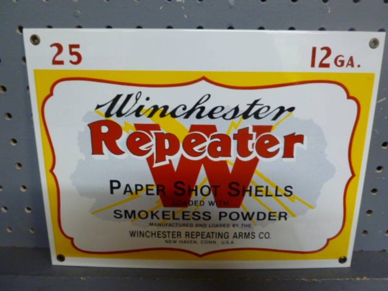 lot 27 image: Porcelain Sign