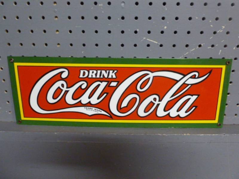 lot 29 image: Porcelain Sign