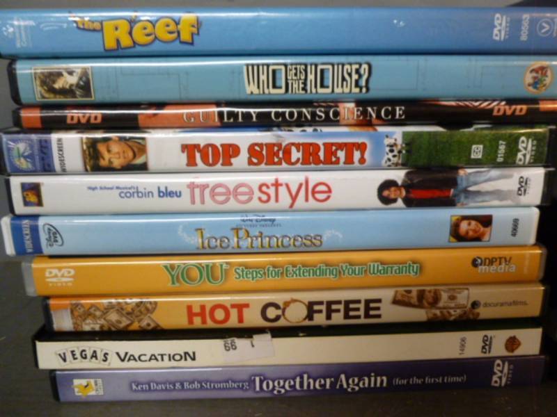 lot 128 image: DVD Movies