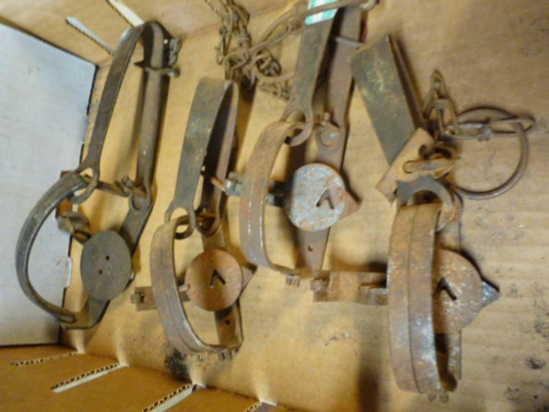 lot 147 image: Vintage Traps