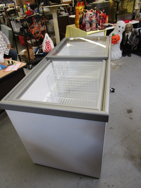 lot 101 image: COMMERCIAL ICE CREAM FREEZER