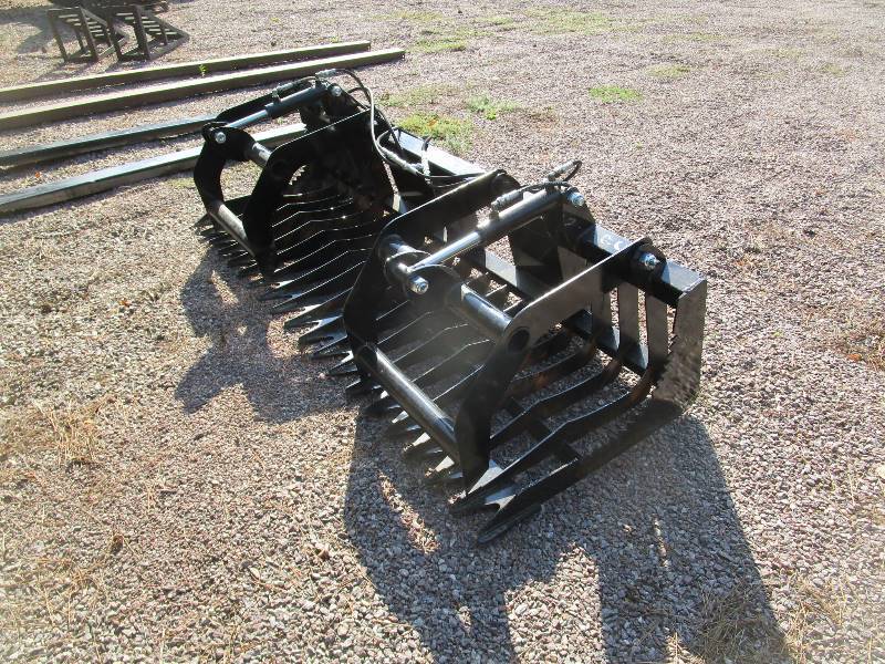 (New) 84 Brute Skid Steer Rock & Brush Bucket